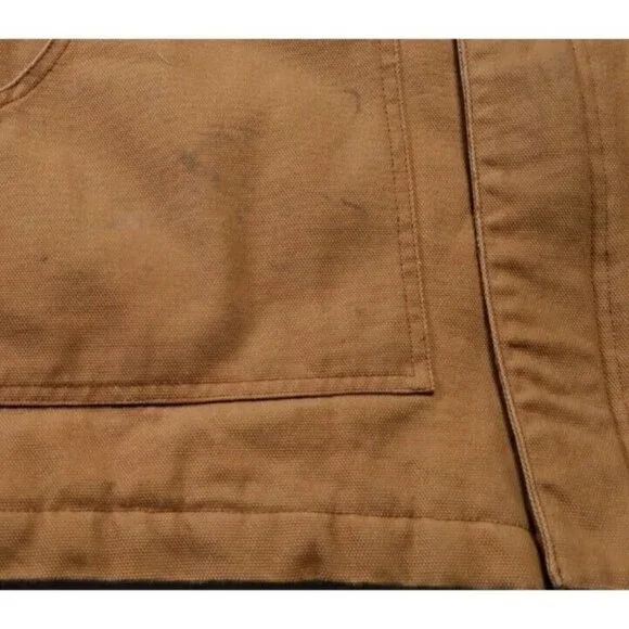 Northeast Outfitters Full Zip Canvas Quilt Lined Chore Barn Coat Jacket Men XXL - Picture 10 of 16